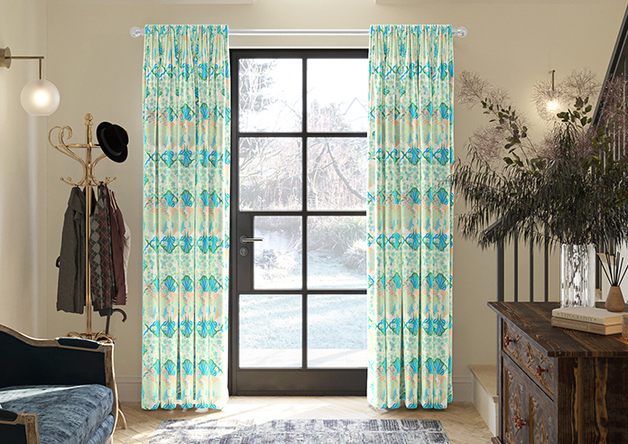 Faded Glamour, Absinthe White - Made To Measure Curtains - Image 3